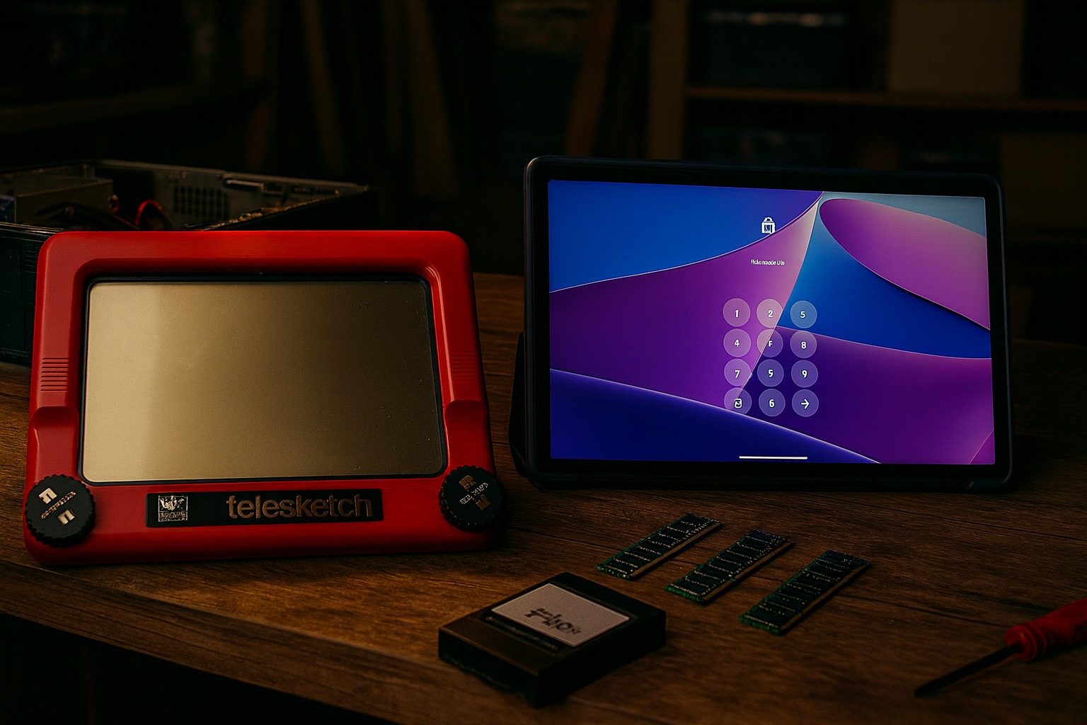 TeleSketch tablet
