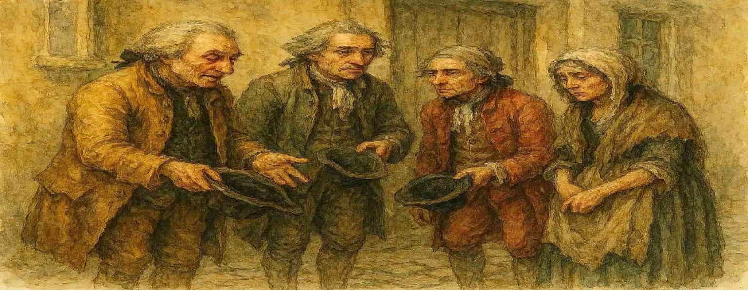 Hidalgos i Cortesanos pordioseros