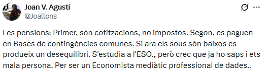 Tuit sobre pensions-Resposta